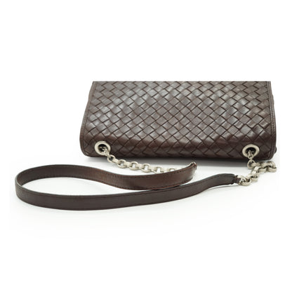 Vintage Intrecciato Chain Shoulder Bag