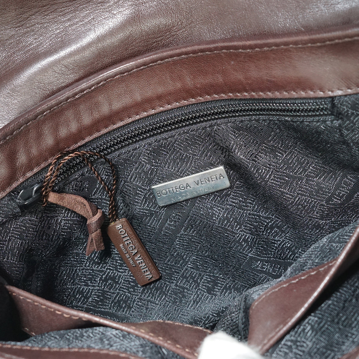 Vintage Intrecciato Chain Shoulder Bag