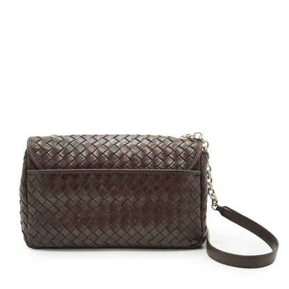 Vintage Intrecciato Chain Shoulder Bag