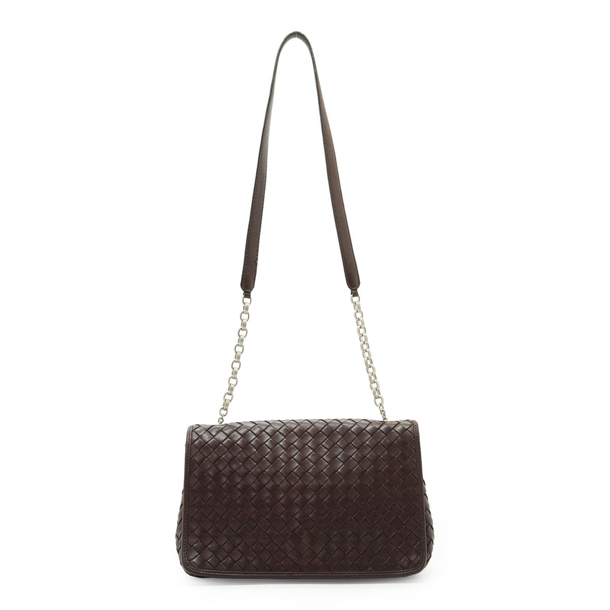 Vintage Intrecciato Chain Shoulder Bag