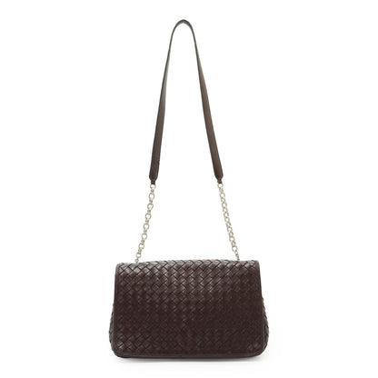 Vintage Intrecciato Chain Shoulder Bag