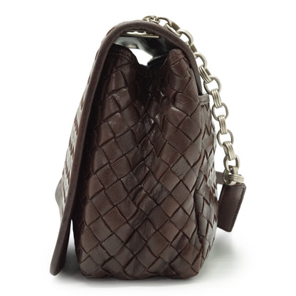 Vintage Intrecciato Chain Shoulder Bag