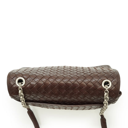 Vintage Intrecciato Chain Shoulder Bag