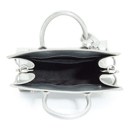 Nano Metallic Crinkled Calfskin Supple Sac de Jour