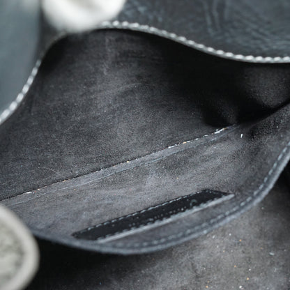 Nano Metallic Crinkled Calfskin Supple Sac de Jour