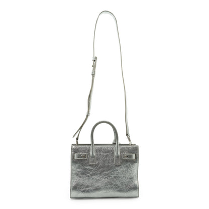 Nano Metallic Crinkled Calfskin Supple Sac de Jour
