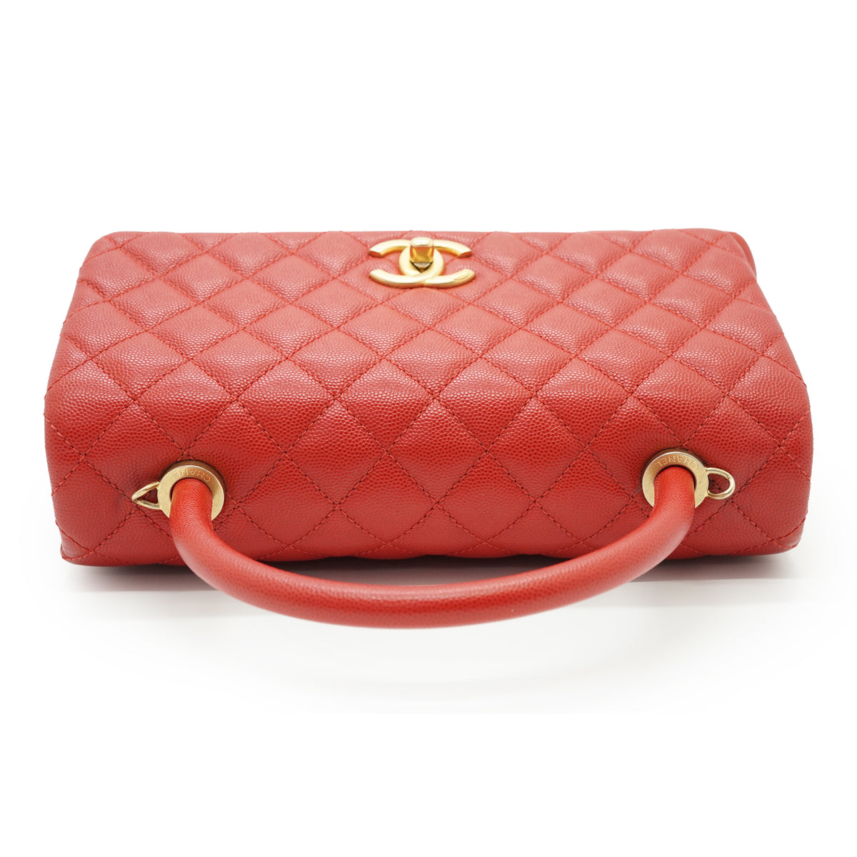 Caviar Matelasse Small Coco Handle Bag