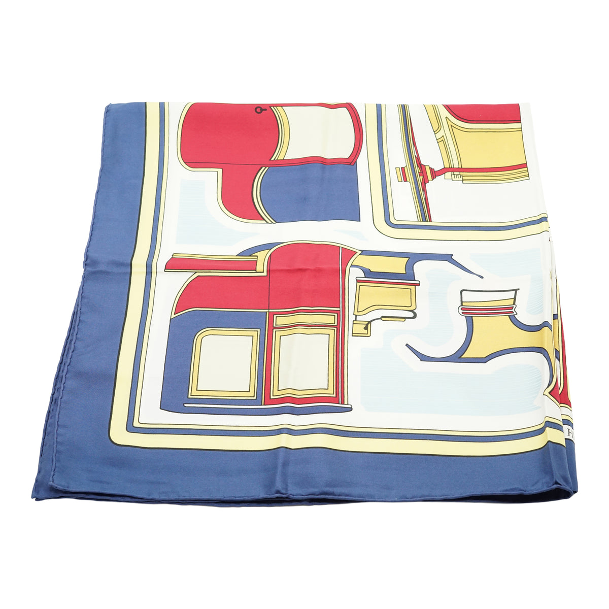 Les Coupés by Françoise de la Perrière Silk Carre 90