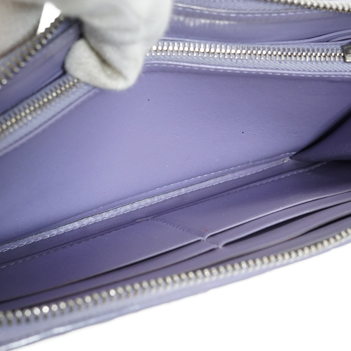Intrecciato Zip-Around Long Wallet