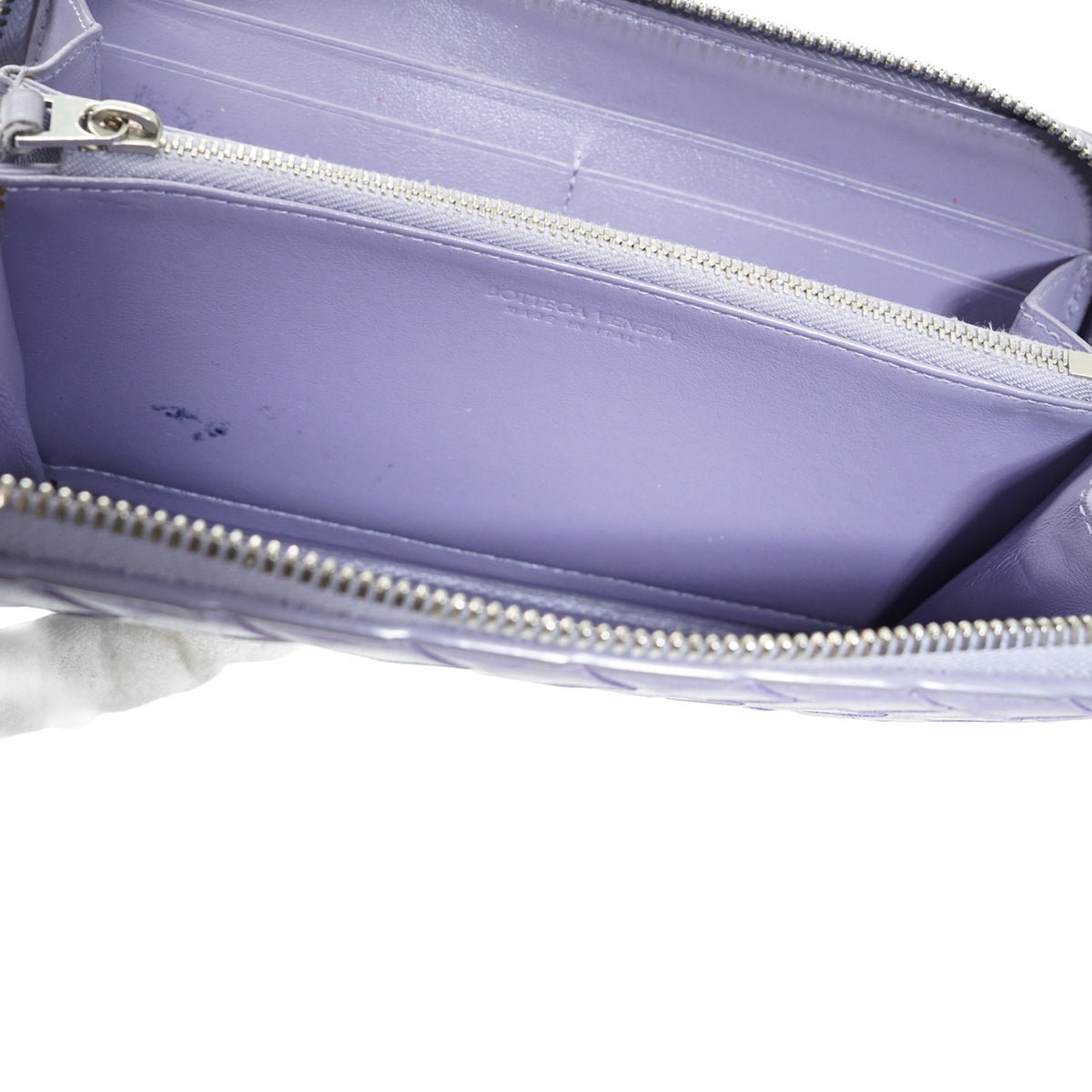 Intrecciato Zip-Around Long Wallet