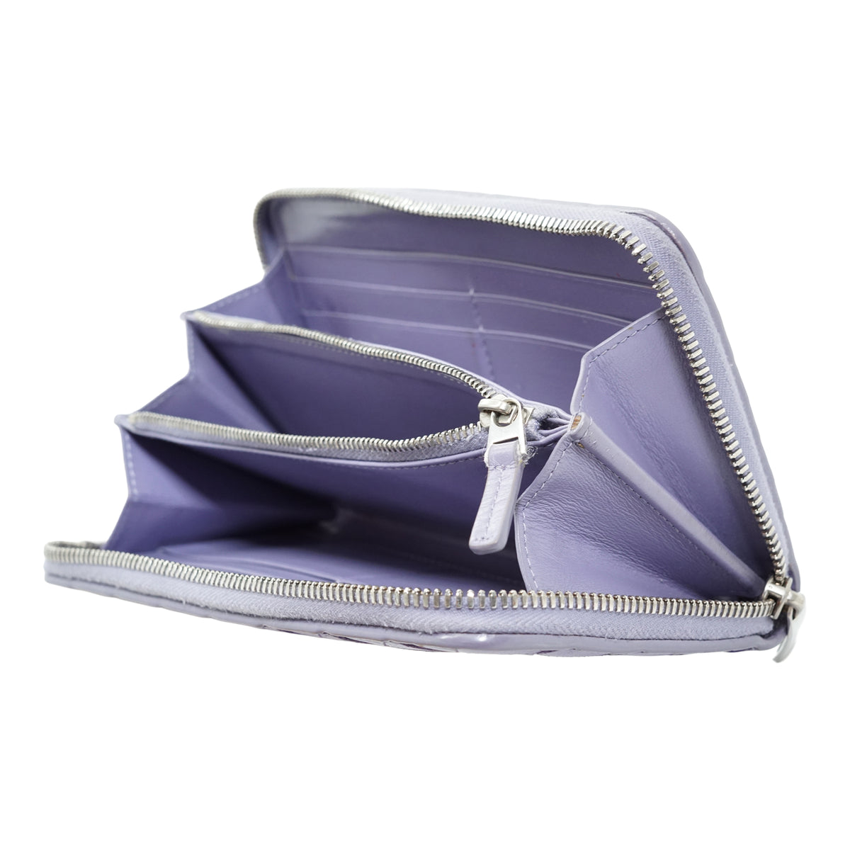 Intrecciato Zip-Around Long Wallet