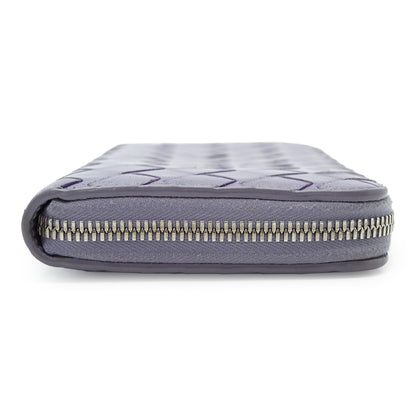 Intrecciato Zip-Around Long Wallet