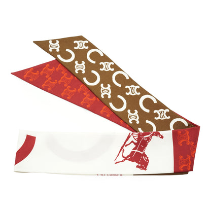 Lavalliere Heritage Silk Twill Triomphe C Monogram