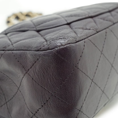 Single Flap Matelasse Mini Lambskin Chain Shoulder Bag