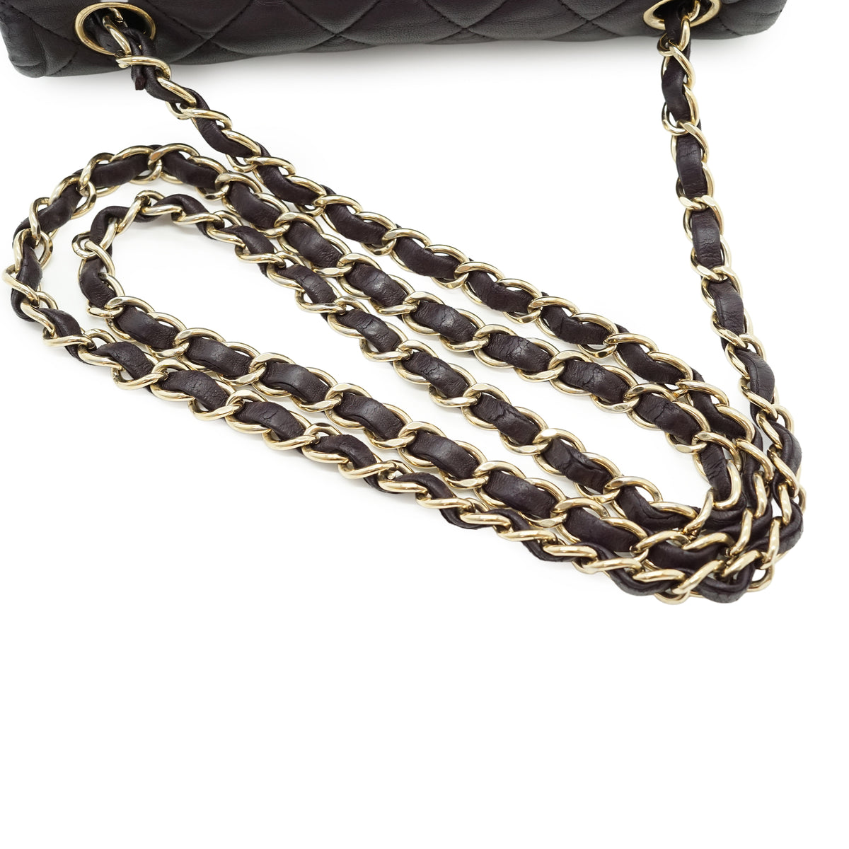 Single Flap Matelasse Mini Lambskin Chain Shoulder Bag