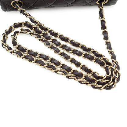 Single Flap Matelasse Mini Lambskin Chain Shoulder Bag