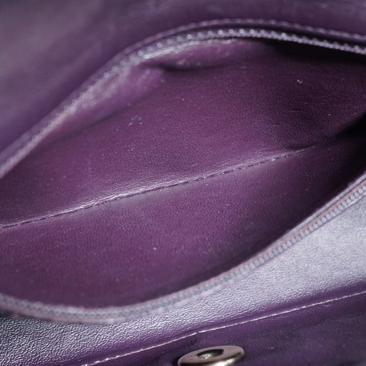 Single Flap Matelasse Mini Lambskin Chain Shoulder Bag
