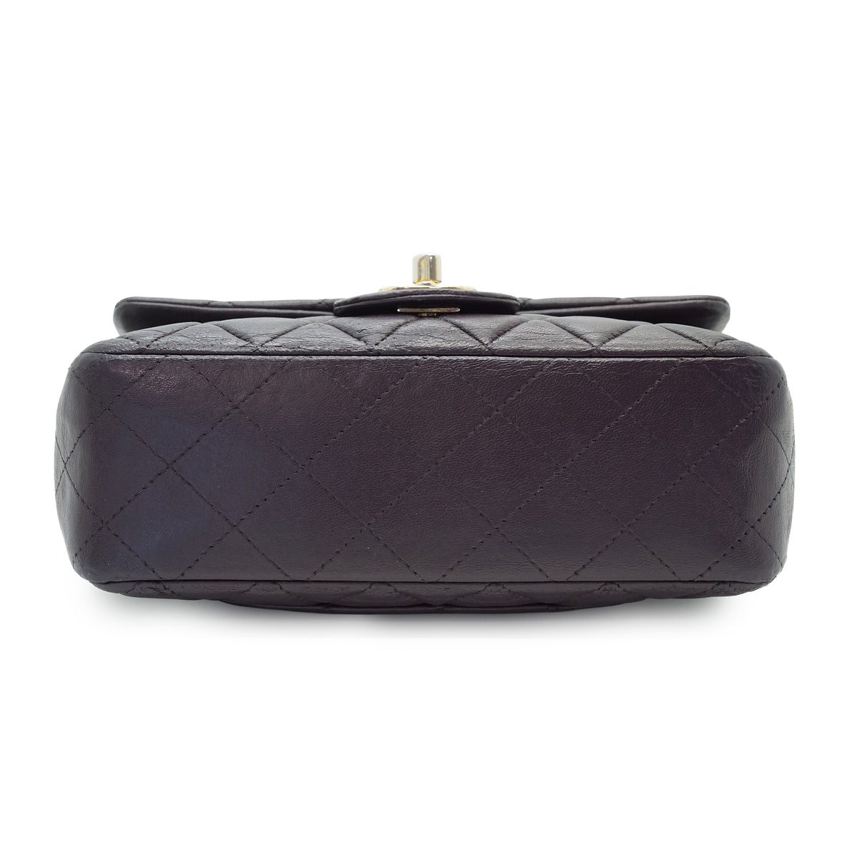 Single Flap Matelasse Mini Lambskin Chain Shoulder Bag