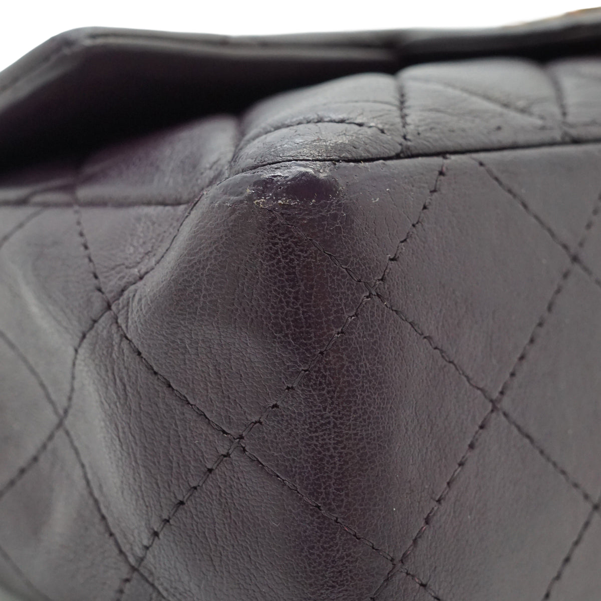 Single Flap Matelasse Mini Lambskin Chain Shoulder Bag