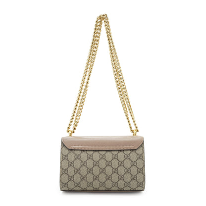 GG Supreme Studded Padlock Pearl-Embellished Small Chain Shoulder Bag
