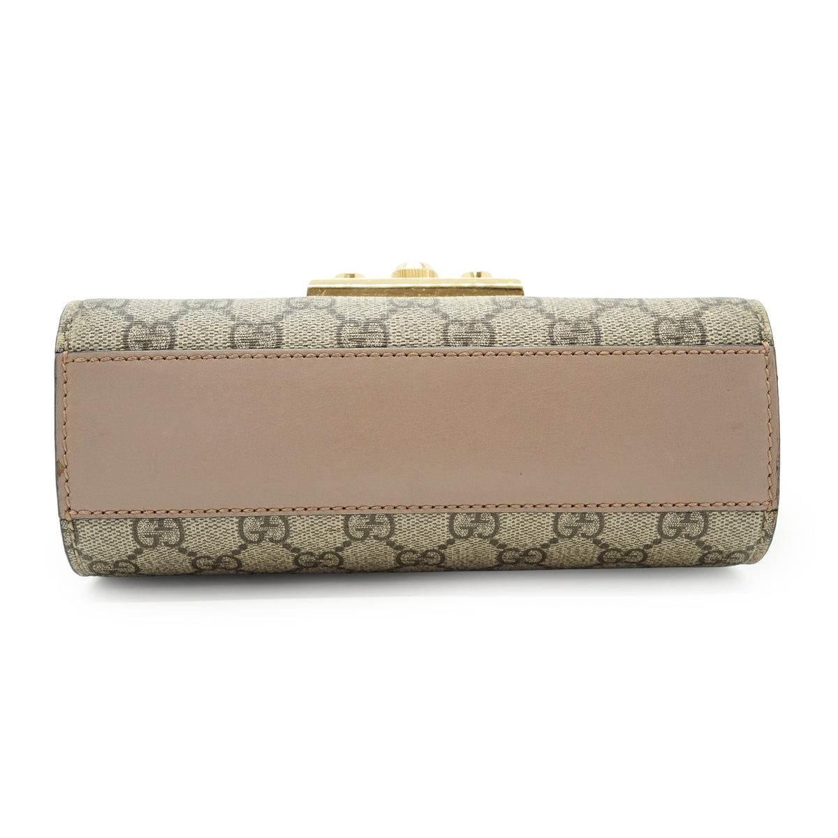 GG Supreme Studded Padlock Pearl-Embellished Small Chain Shoulder Bag