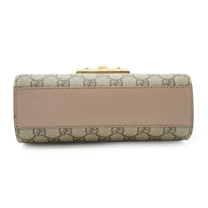 GG Supreme Studded Padlock Pearl-Embellished Small Chain Shoulder Bag