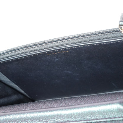 Caviar Matelasse Classic Wallet-on-Chain