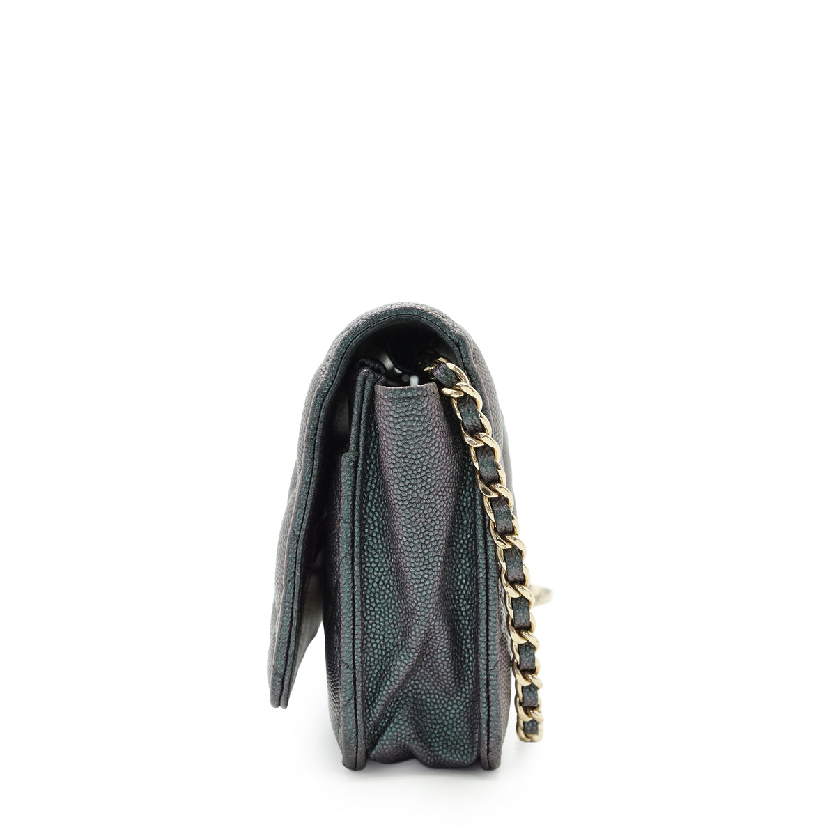 Caviar Matelasse Classic Wallet-on-Chain