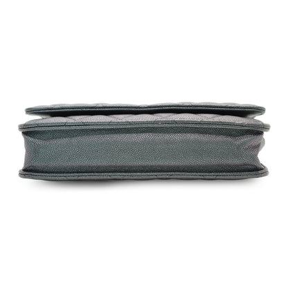Caviar Matelasse Classic Wallet-on-Chain