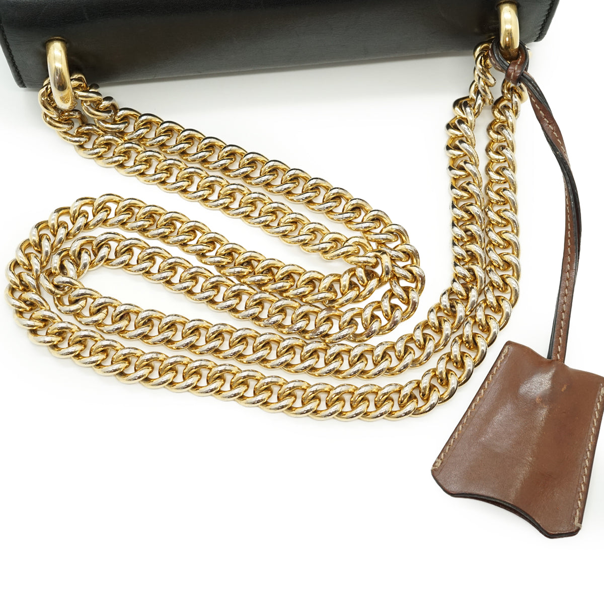 GG Supreme Coated Canvas Padlock Small Chain Shoulder Bag