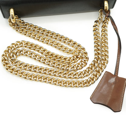 GG Supreme Coated Canvas Padlock Small Chain Shoulder Bag