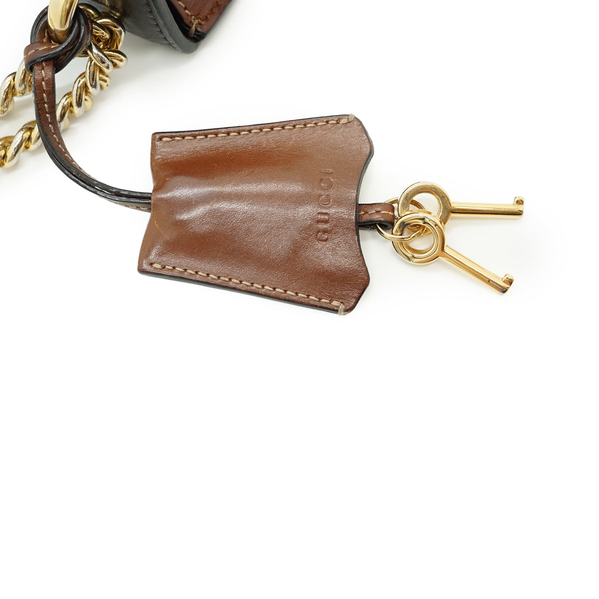 GG Supreme Coated Canvas Padlock Small Chain Shoulder Bag