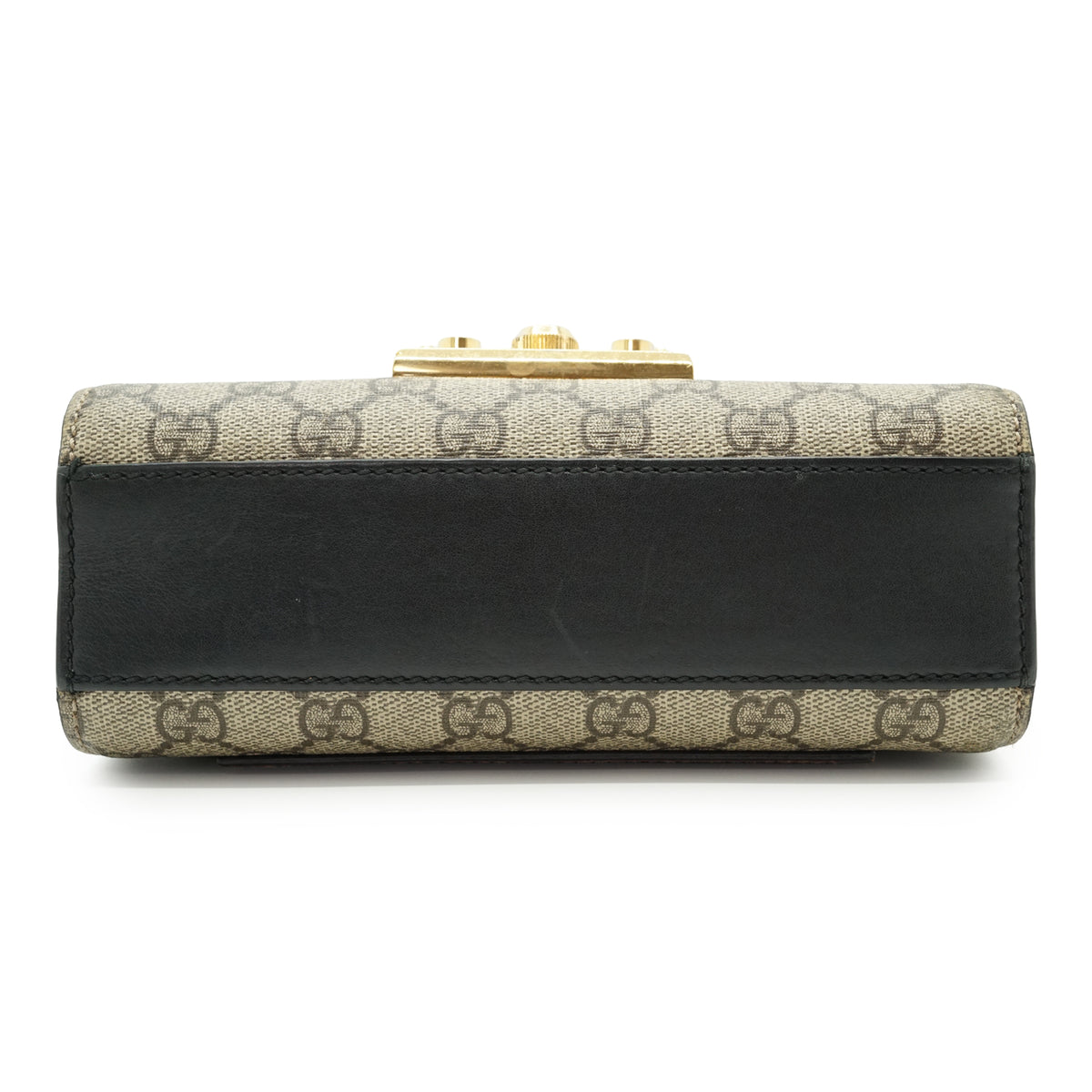 GG Supreme Coated Canvas Padlock Small Chain Shoulder Bag
