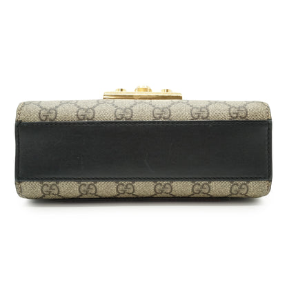 GG Supreme Coated Canvas Padlock Small Chain Shoulder Bag