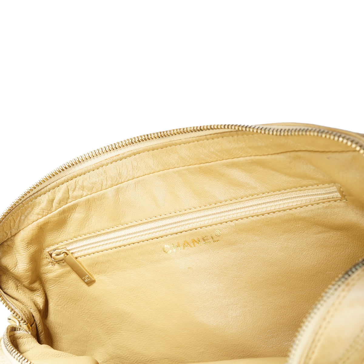 Vintage Surpique Chocolate Bar Chain Shoulder Bag