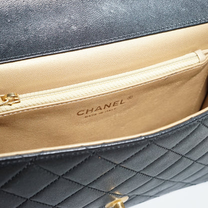 Lambskin Matelasse Chic Pearls Small Flap Bag