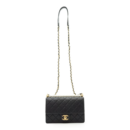 Lambskin Matelasse Chic Pearls Small Flap Bag