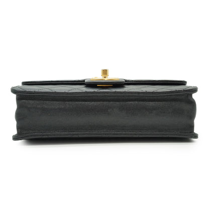 Lambskin Matelasse Chic Pearls Small Flap Bag