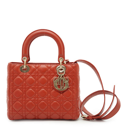Lady Dior Medium Cannage Lambskin