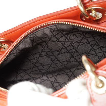 Lady Dior Medium Cannage Lambskin