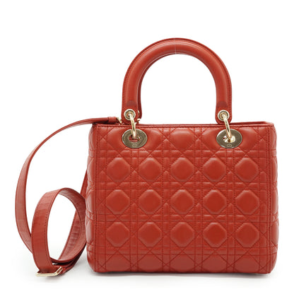 Lady Dior Medium Cannage Lambskin