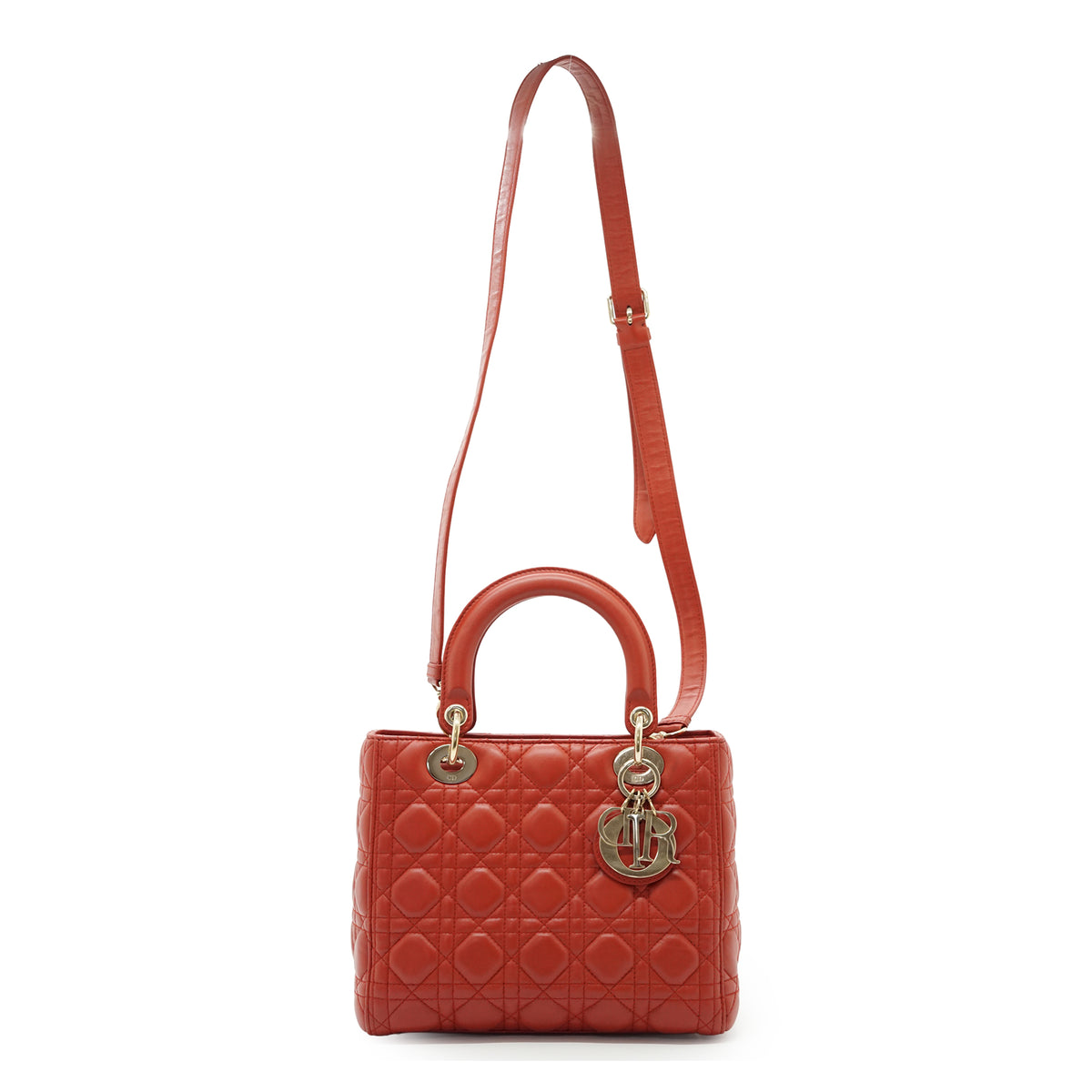 Lady Dior Medium Cannage Lambskin