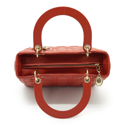 Lady Dior Medium Cannage Lambskin