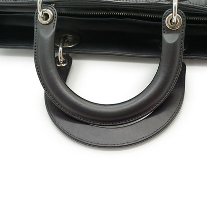 Lady Dior Large Cannage Lambskin