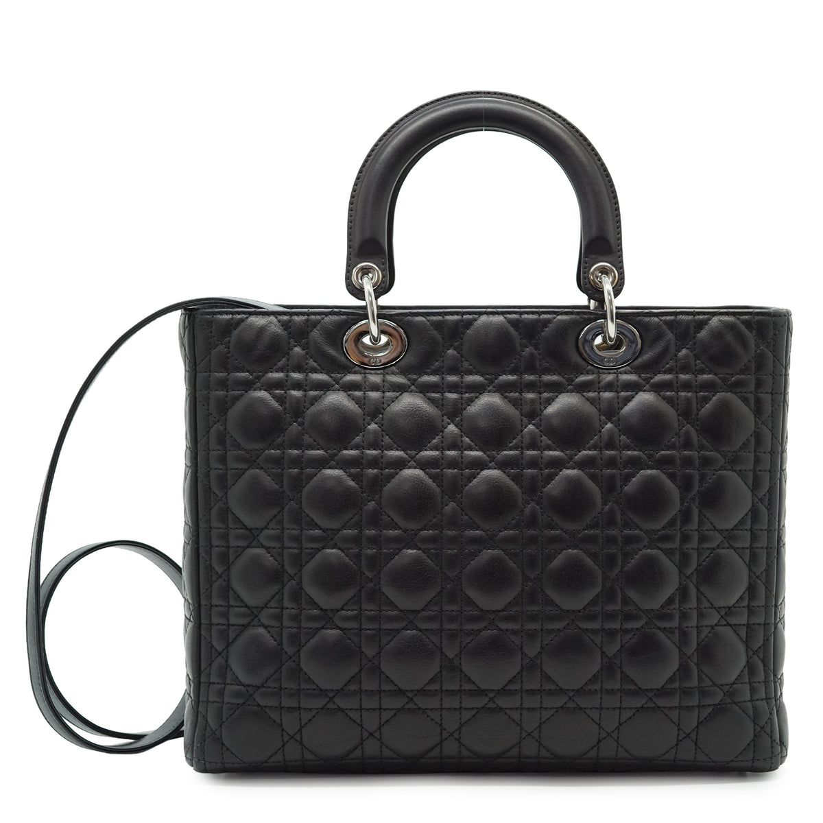 Lady Dior Large Cannage Lambskin