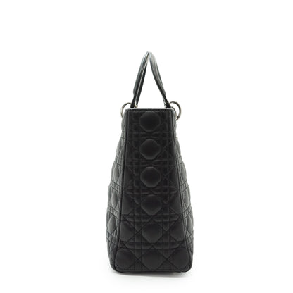 Lady Dior Large Cannage Lambskin