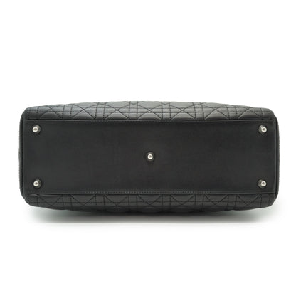 Lady Dior Large Cannage Lambskin