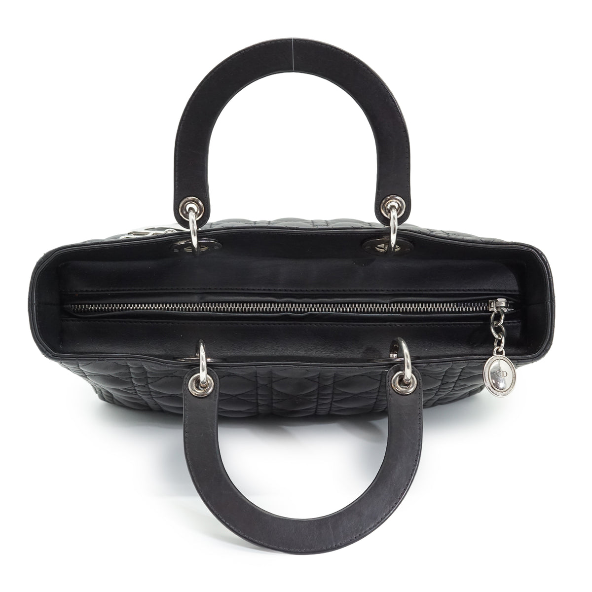 Lady Dior Large Cannage Lambskin