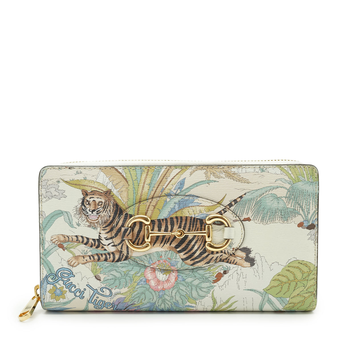 Gucci Tiger Horsebit 1955 Zip-Around Long Wallet 2022 Lunar New Year Limited Edition