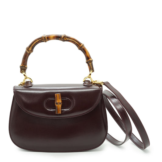 Vintage Bamboo 1947 2-Way Small Top Handle Bag